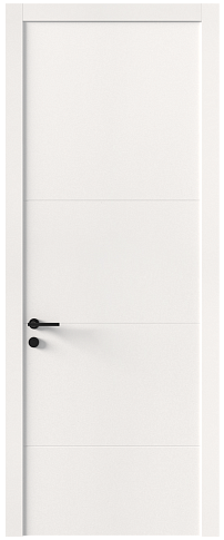 Дверь Tivoli Г-2 Белоснежная мягкая шагрень без стекла