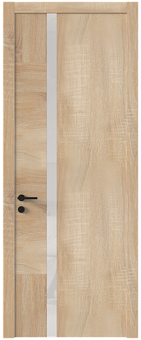 Дверь Tivoli Д-1 Дуб сонома светлый без стекла