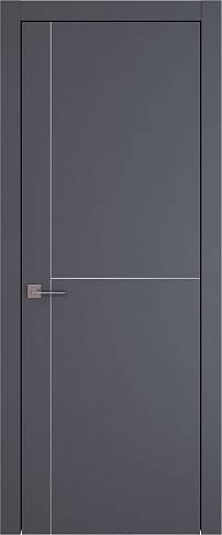 Дверь Tivoli Е-3 Графитово-серая эмаль (RAL 7024) без стекла