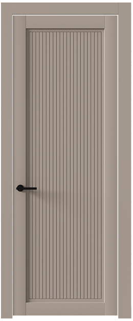 Межкомнатная дверь Tivoli З-2, Без стекла (ДГ), цвет - Серый цемент эмаль (RAL 060-70-10)
