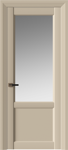 Дверь Dinastia Neo Classic Decoro Бежевый Мел эмаль (RAL 075-80-10) со стеклом