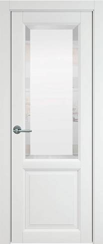 Дверь Dinastia Porta Classic Белая ST со стеклом