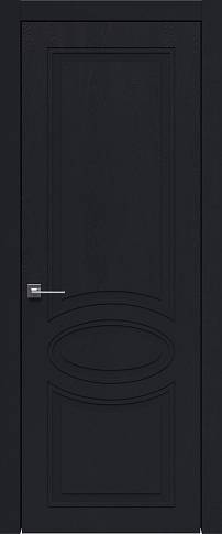 Дверь Florencia Neo Classic Черная эмаль по шпону (RAL 9004) без стекла