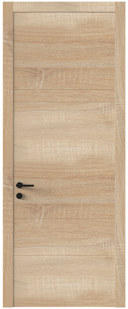 Межкомнатная дверь Tivoli К-2, Без стекла (ДГ), цвет - Дуб сонома светлый