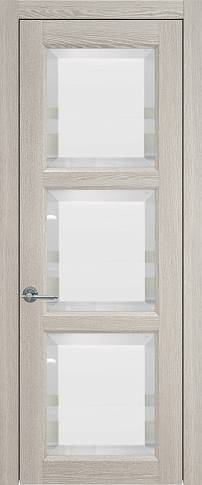 Дверь Milano Porta Classic Серый дуб со стеклом