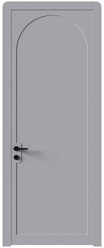 Дверь Luna Moderno Серый Флокс эмаль (RAL 358-71-02) без стекла