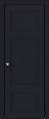 Дверь Siena Neo Classic Черная эмаль по шпону (RAL 9004) без стекла