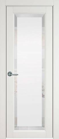 Дверь Domenica ;Porta Classic Бежевая эмаль (RAL 9010) со стеклом