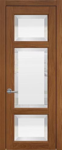 Дверь Siena Porta Classic Итальянский орех со стеклом
