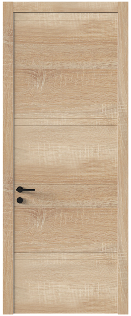 Межкомнатная дверь Tivoli Е-2, Без стекла (ДГ), цвет - Дуб сонома светлый