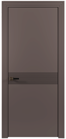 Дверь Tramonto Moderno Серо-Розовый мордовник эмаль (RAL 020-60-05) без стекла