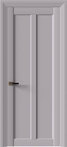Дверь Prato Neo Classic Decoro Серый Флокс эмаль (RAL без номера) без стекла