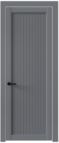 Дверь Tivoli З-2 Серебристо-серая эмаль (RAL 7045) без стекла
