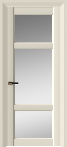 Дверь Siena Neo Classic Decoro Бежевая эмаль (RAL 9010) со стеклом