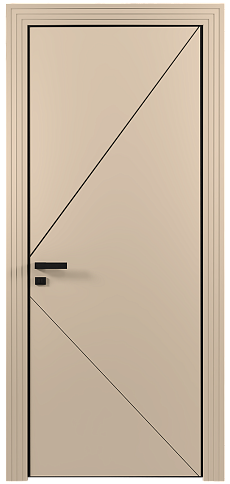 Дверь Pala Moderno Бежевый Мел эмаль (RAL 075-80-10) без стекла
