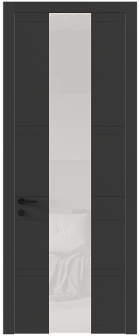 Дверь Tivoli Ж-2 Диамант серый со стеклом