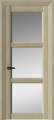 Дверь Milano Neo Classic Decoro Серый дуб со стеклом