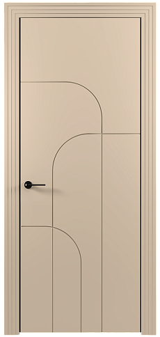 Дверь Arco Moderno Бежевый Мел эмаль (RAL 075-80-10) без стекла