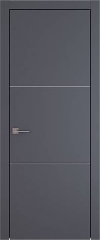 Дверь Tivoli В-3 Графитово-серая эмаль (RAL 7024) без стекла