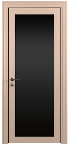 Дверь Tivoli З-1 Серый цемент эмаль по шпону (RAL 060-70-10) со стеклом