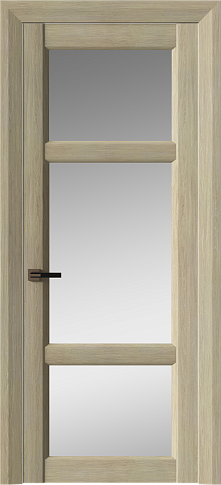 Дверь Siena Neo Classic Decoro Серый дуб со стеклом