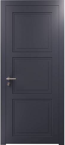 Дверь Milano Neo Classic Графитово-серая эмаль (RAL 7024) без стекла