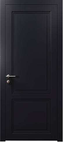 Дверь Dinastia Neo Classic Черная эмаль (RAL 9004) без стекла
