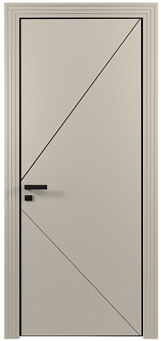 Дверь Pala Moderno Жемчужная эмаль (RAL 1013) без стекла