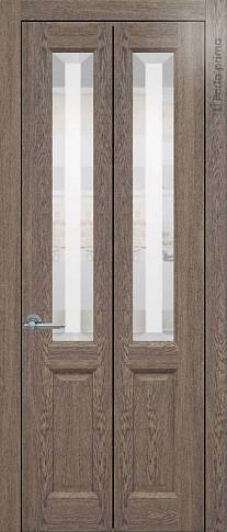 Дверь Dinastia Книжка Porta Classic Дуб антик со стеклом