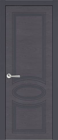 Дверь Florencia Neo Classic Графитово-серая эмаль по шпону (RAL 7024) без стекла