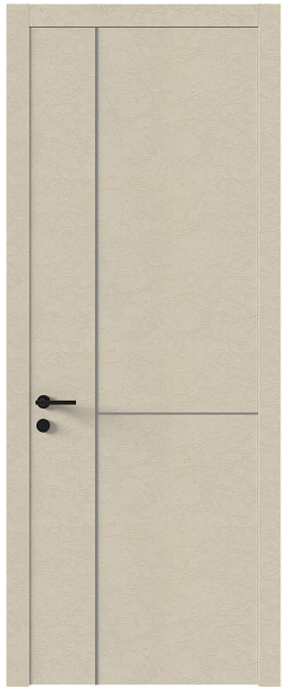 Межкомнатная дверь Tivoli Г-1, Без стекла (ДГ), цвет - Версилк крем
