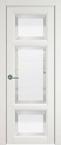Дверь Siena Porta Classic Бежевая эмаль (RAL 9010) со стеклом